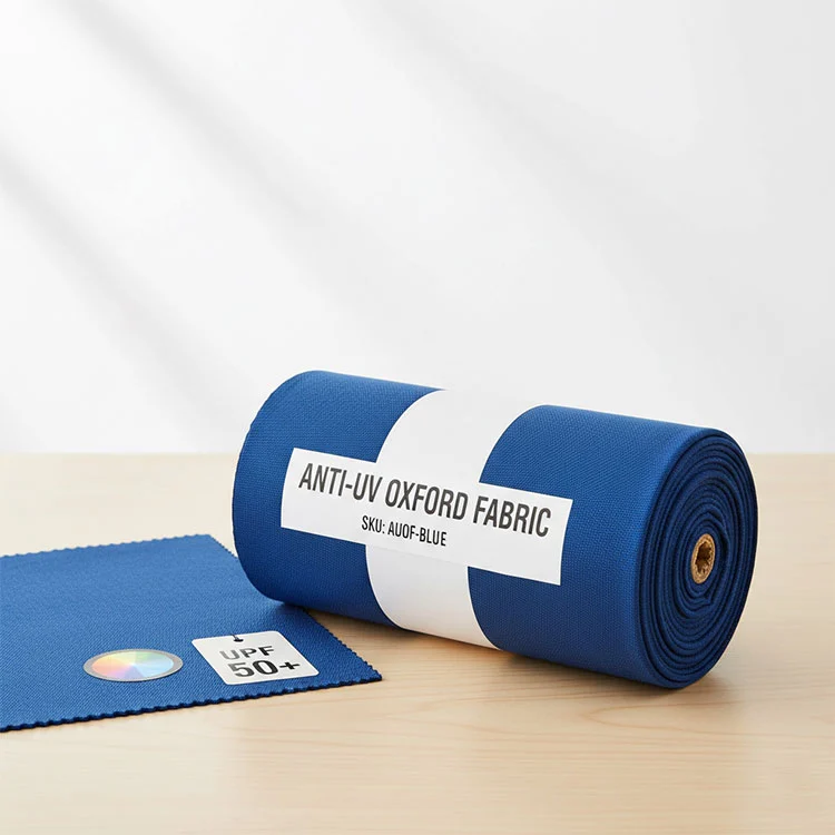 పాలిస్టర్ యాంటీ UV ఆక్స్ఫర్డ్ ఫ్యాబ్రిక్ పాలిస్టర్ యాంటీ UV ఆక్స్ఫర్డ్ ఫ్యాబ్రిక్