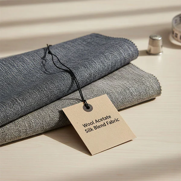 ఉన్ని అసిటేట్ సిల్క్ బ్లెండ్ ఫ్యాబ్రిక్